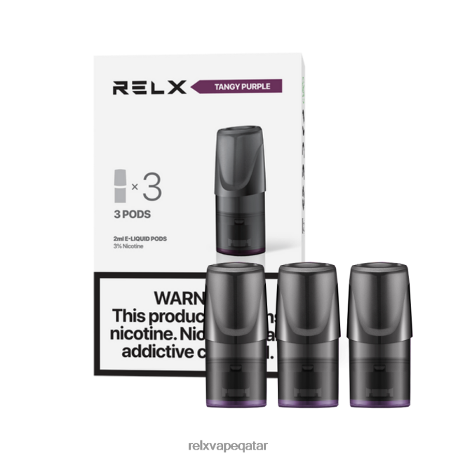 RELX Classic القرون BR4LRZ132 RELX vape qatar العنب الأرجواني الأرجواني منعش
