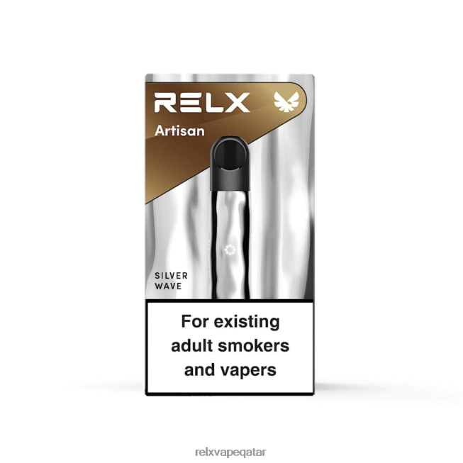 RELX Metal Artisan جهاز BR4LRZ65 RELX pod موجة فضية