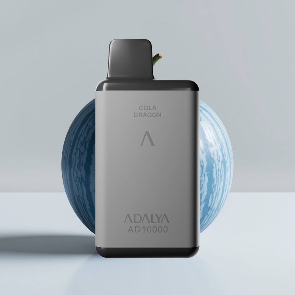 Adalya AD 10000 Puffs فلترة فضائية - 14 مل، 2% نيكوتين، 650 مللي أمبير، USB-C