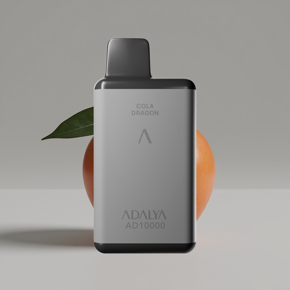 Adalya AD 10000 Puffs سيجارة إلكترونية للاستخدام مرة واحدة - ليلة برلين - 14 مل، 2% نيكوتين، USB-C