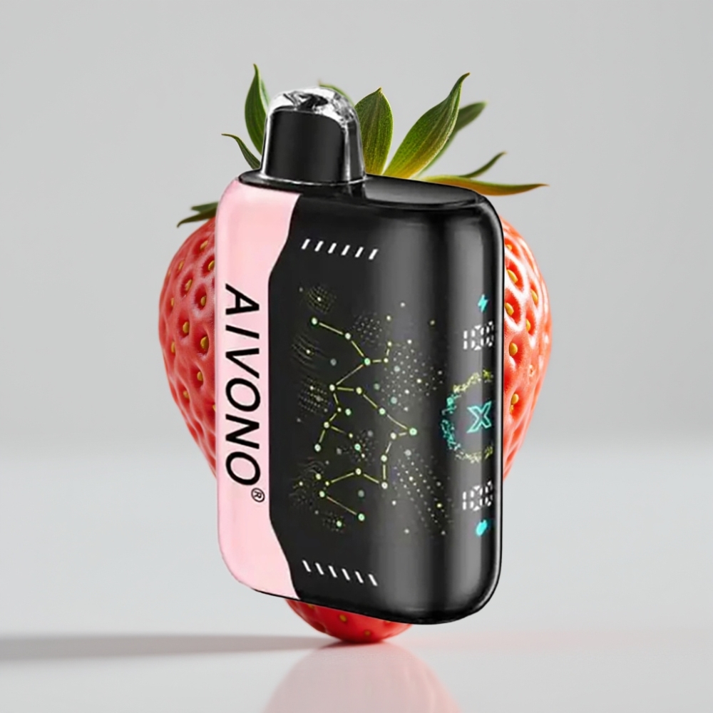 Aivono Aim Boom 25000 Puffs - فراولة بي بوب - 0%،2%،3%،5% نيكوتين - 28مل سائل - 650مAh