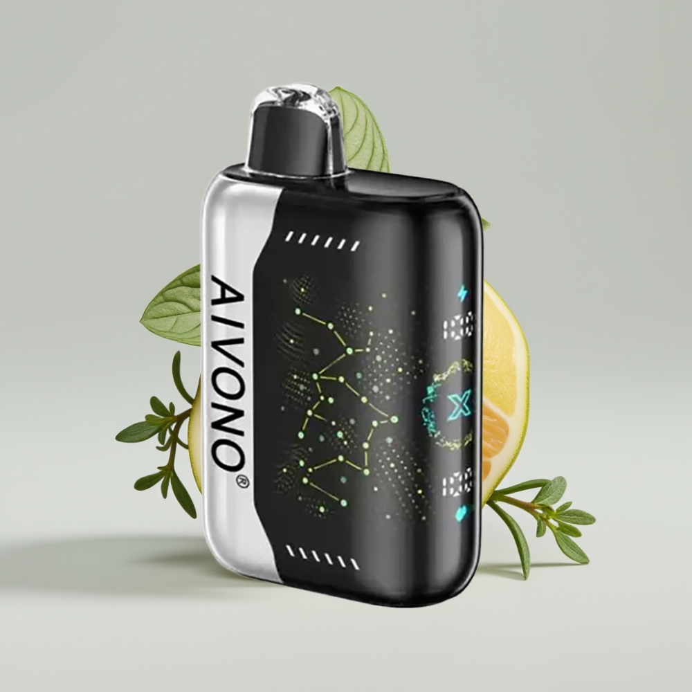 Aivono Aim Boom 25000 Puffs - نعناع ميامي، 0%-5% نيكوتين، 28مل سعة، شحن Type-C
