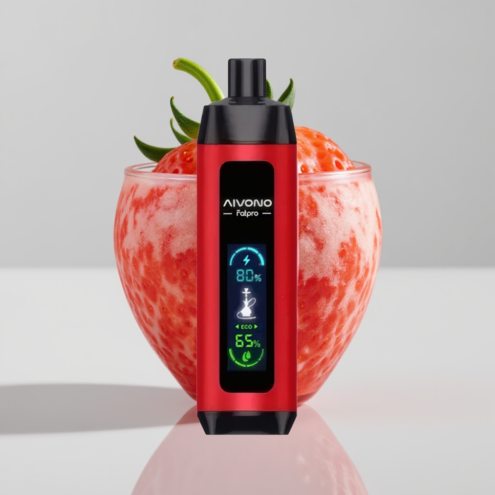 Aivono AIM FATPRO 22000 Puffs - فراولة بانش، 22000 نفخة، 28مل، نيكوتين 0%-5%