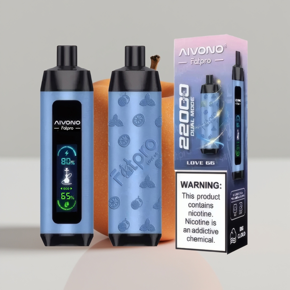 Aivono AIM FATPRO 22000 Puffs - 28مل عصير إلكتروني، 0.6 أوم، 10 نكهات، نيكوتين 0%-5%