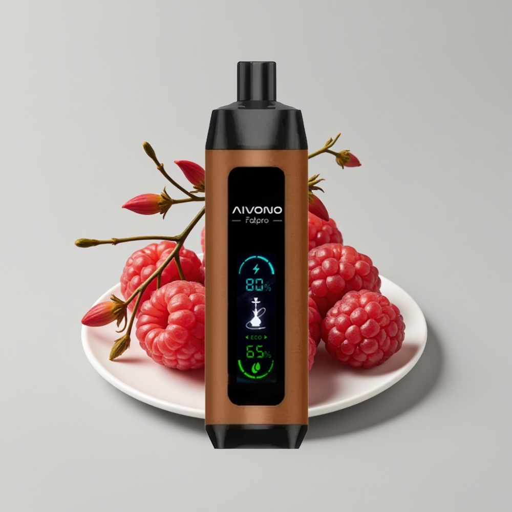 Aivono AIM FATPRO 22000 Puffs - 28ml، 2-5% نيكوتين، 10 نكهات، كرز توت العُلّيق