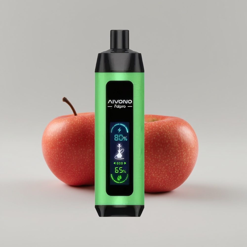 Aivono AIM FATPRO 22000 Puffs - تفاحتين، 5% نيكوتين، 28 مل سائل، 600 ملي أمبير
