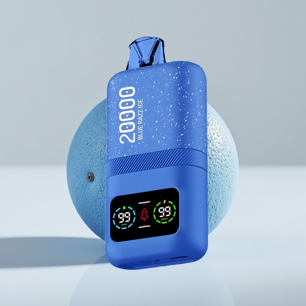 Aivono AIM MAGIC 20000 Puffs - 20000 نفخة، 5% نيكوتين، شاشة LCD، نوع-C، توت أزرق مثلج