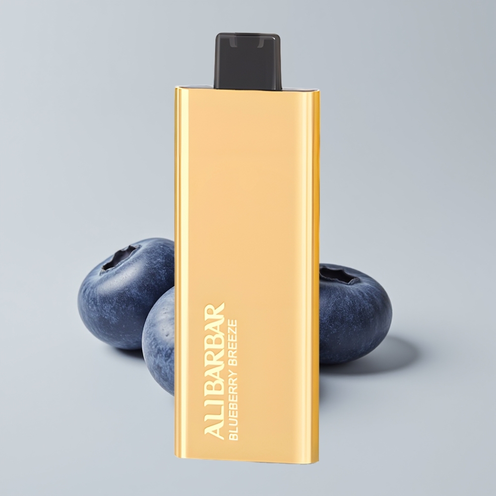 Alibarbar Pandora 7000 Puffs سيجارة إلكترونية للاستخدام مرة واحدة نسيم التوت الأزرق - 17 مل، 7000 نفخة، 1.0 Ω