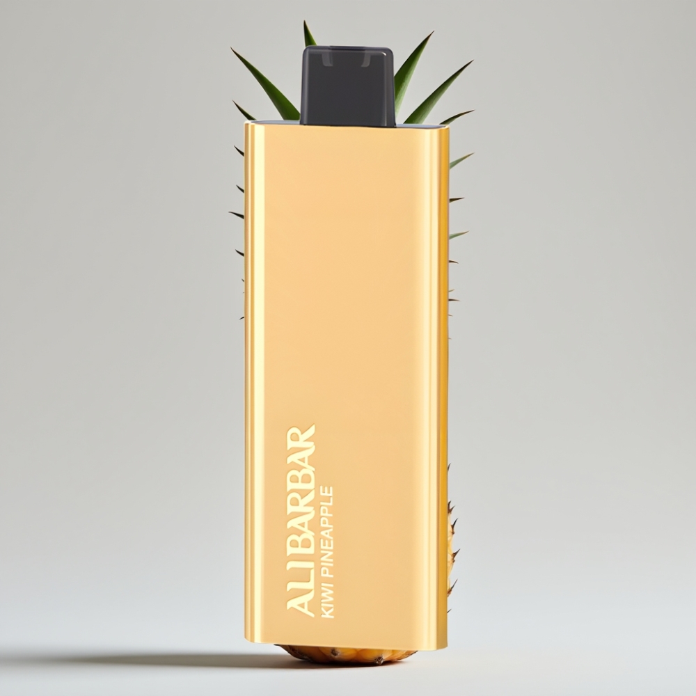 Alibarbar Pandora 7000 Puffs سيجارة إلكترونية للاستخدام مرة واحدة كيوي أناناس - 7000 نفخة، 17 مل، 1.0 أوم