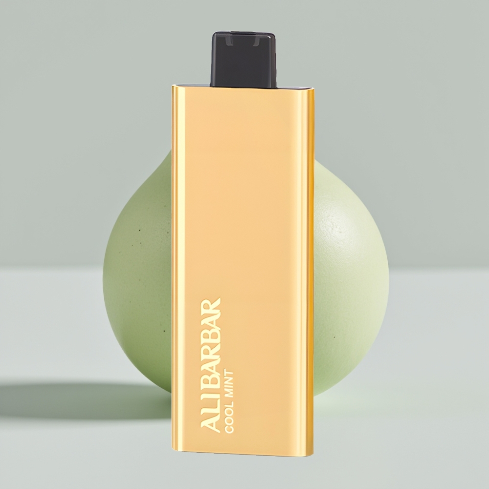Alibarbar Pandora 7000 Puffs سيجارة إلكترونية للاستخدام مرة واحدة بالنعناع المنعش - 7000 نفخة، 17 مل، 70 جم