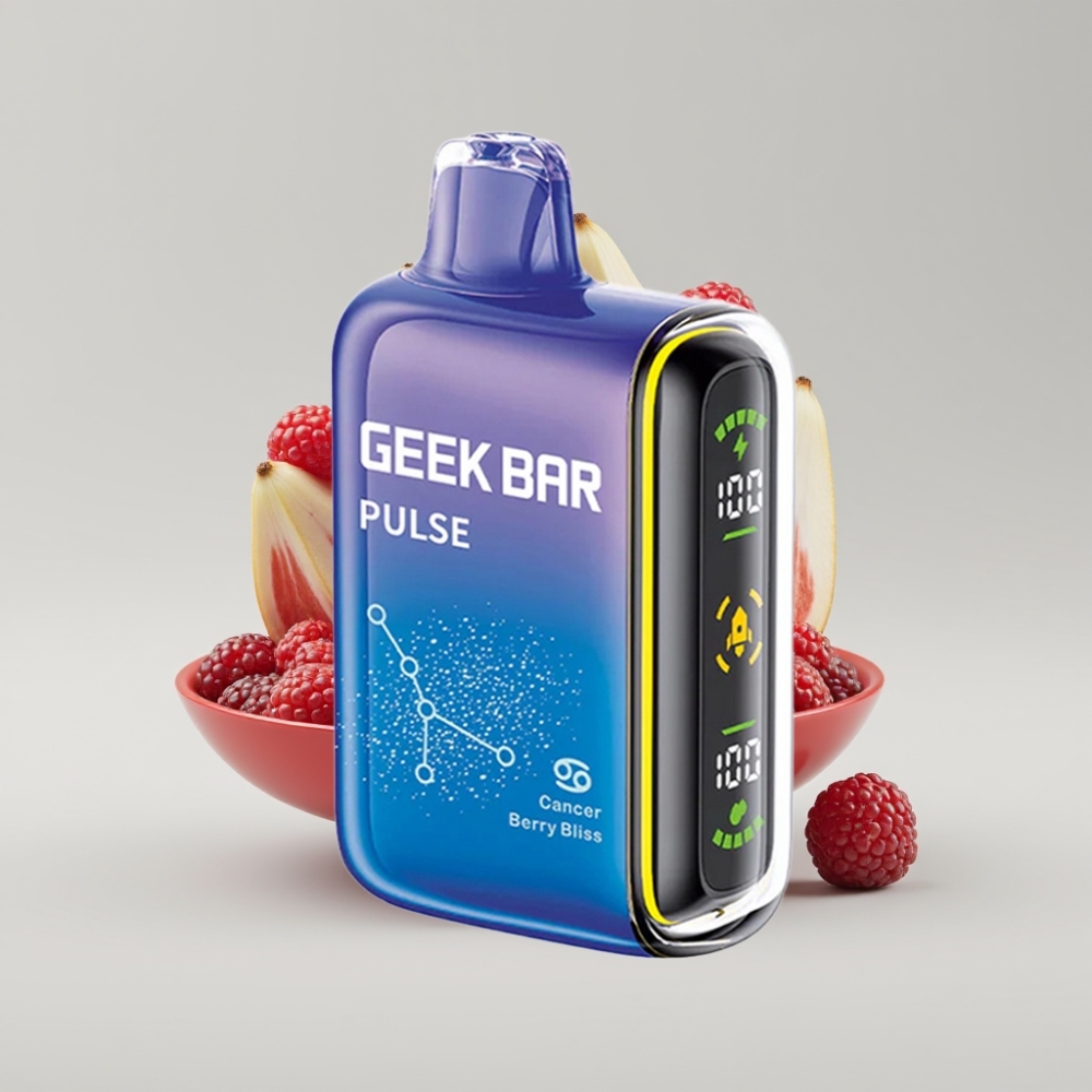 جيك بار بولس Geek Bar Pulse 15000 نفخة - سعة 16 مل، نيكوتين 5٪، بطارية 650 مللي أمبير