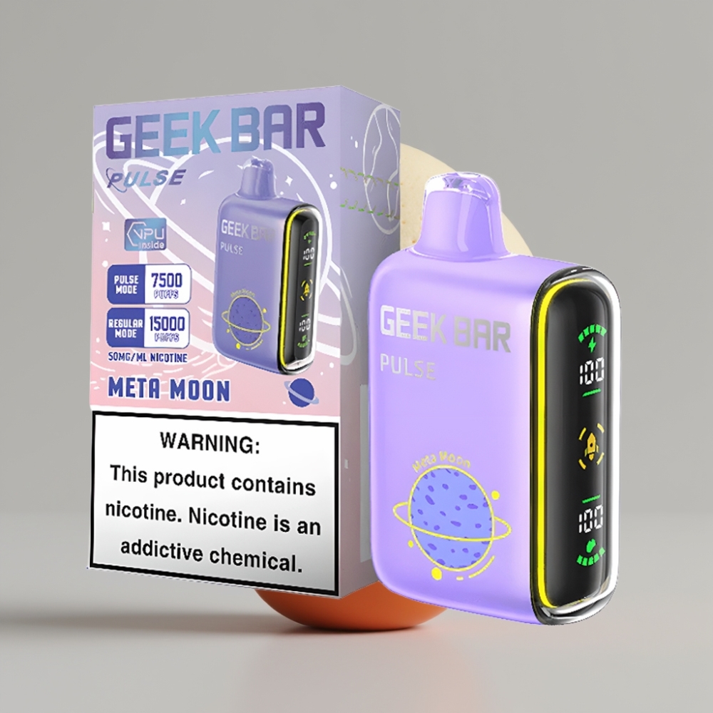 جيك بار بولس Geek Bar Pulse 15000 نفخة - سعة 16 مل، نيكوتين 5٪، شحن USB Type-C