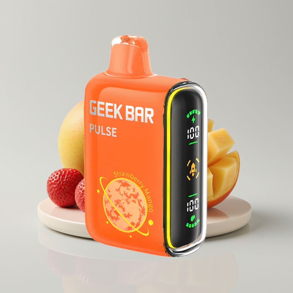 جيك بار بولس Geek Bar Pulse 15000 نفخة - سعة 16 مل، نيكوتين 5٪، شحن USB Type-C