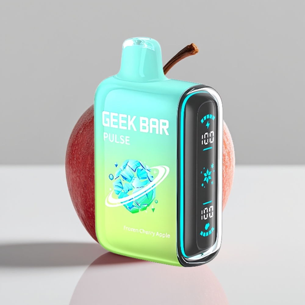 جيك بار بولس Geek Bar Pulse 15000 نفخة - إصدار فروزن، سعة 16 مل، نيكوتين 5%، شحن USB Type-C