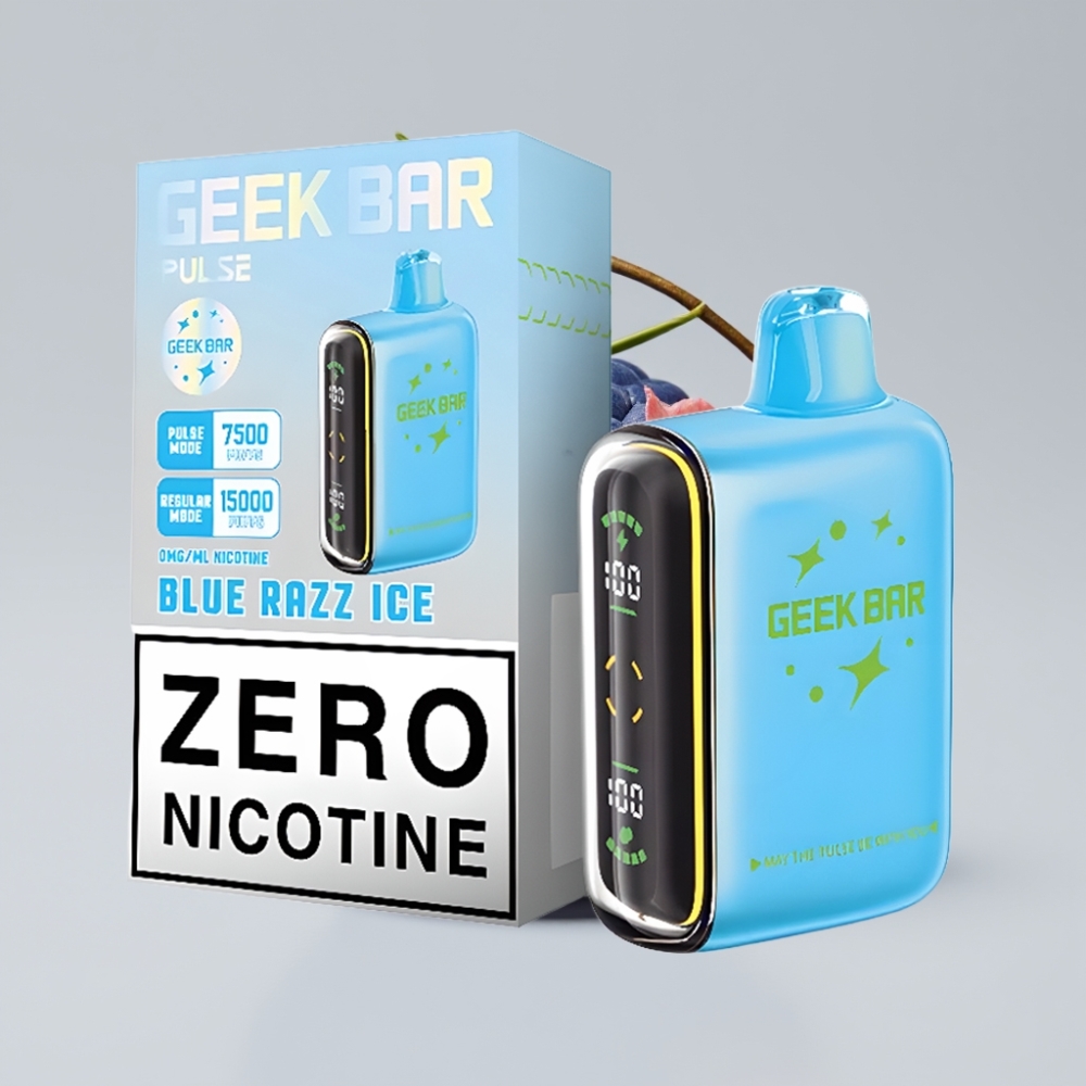 جيك بار بولس Geek Bar Pulse 15000 نفخة - 16 مل سعة، 5% نيكوتين، شحن USB Type-C