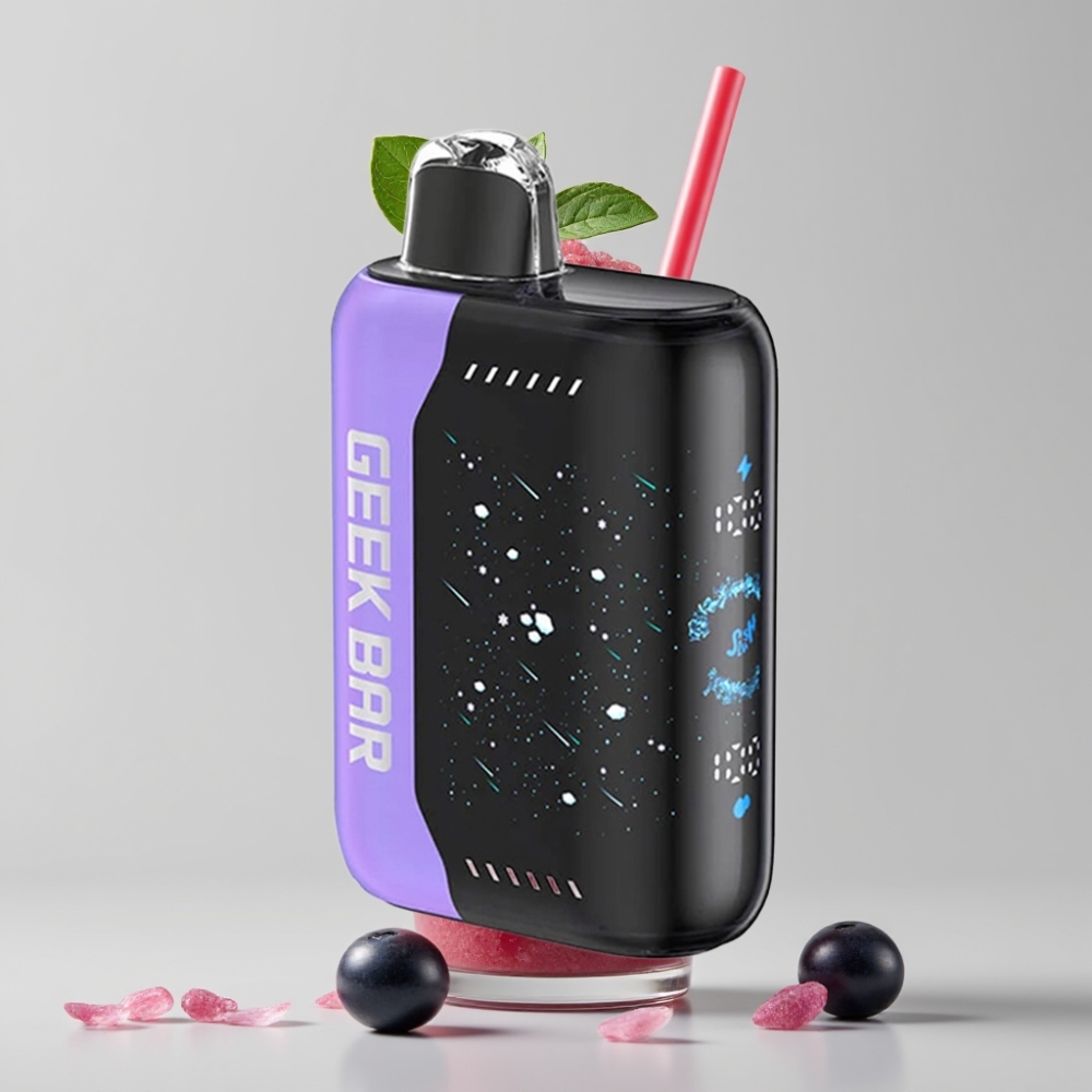 جيك بار بولس إكس Geek Bar Pulse X 25000 نفخة - 18 مل سائل، شاشة منحنية، شحن USB Type-C