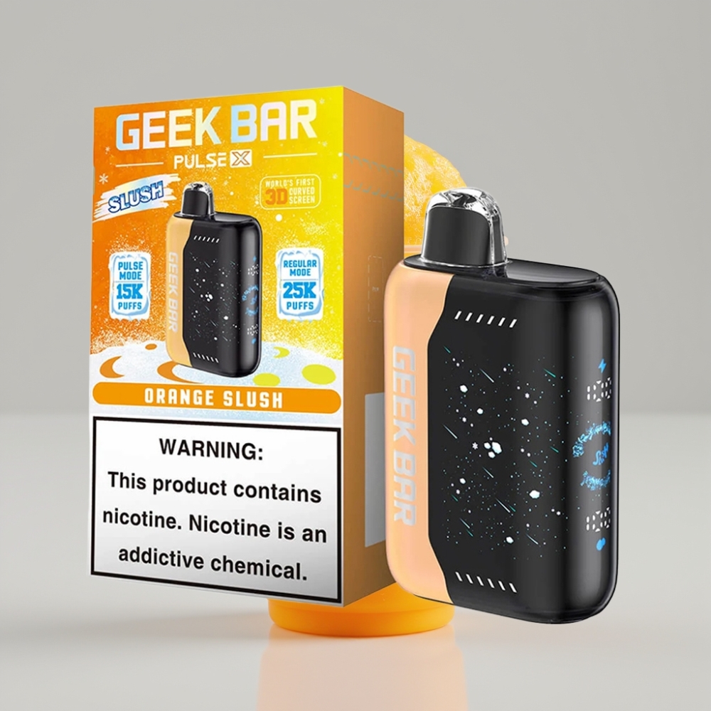 جيك بار بولس إكس Geek Bar Pulse X 25000 نفخة - 18 مل سائل، شاشة منحنية، شحن USB Type-C