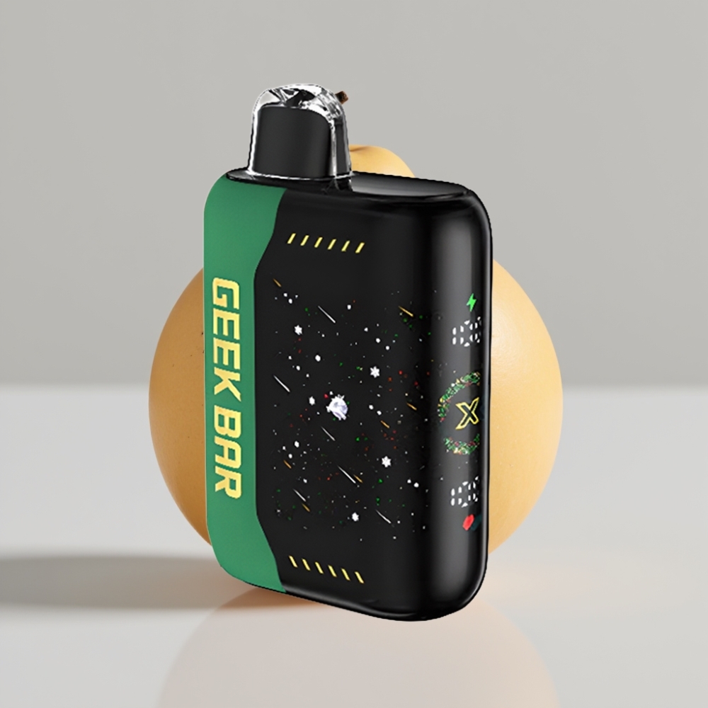 جيك بار بولس Geek Bar Pulse X 25000 نفخة - حتى 25000 نفخة، 0-5% نيكوتين، شاشة منحنية ثلاثية الأبعاد، شحن USB Type-C