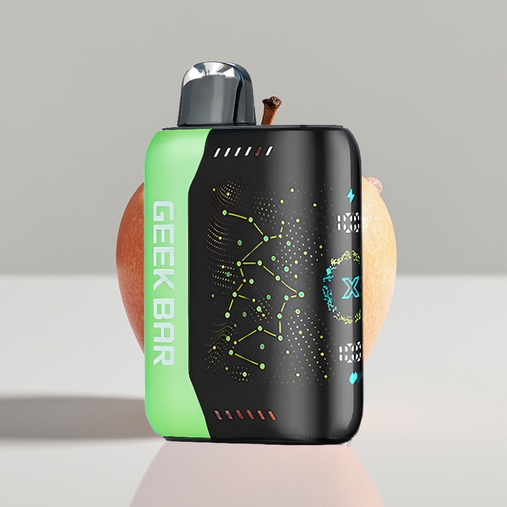 Geek Bar Pulse X 25000 نفخة - حتى 25000 نفخة، 18mL سائل، شاشة منحنية، شحن USB Type-C