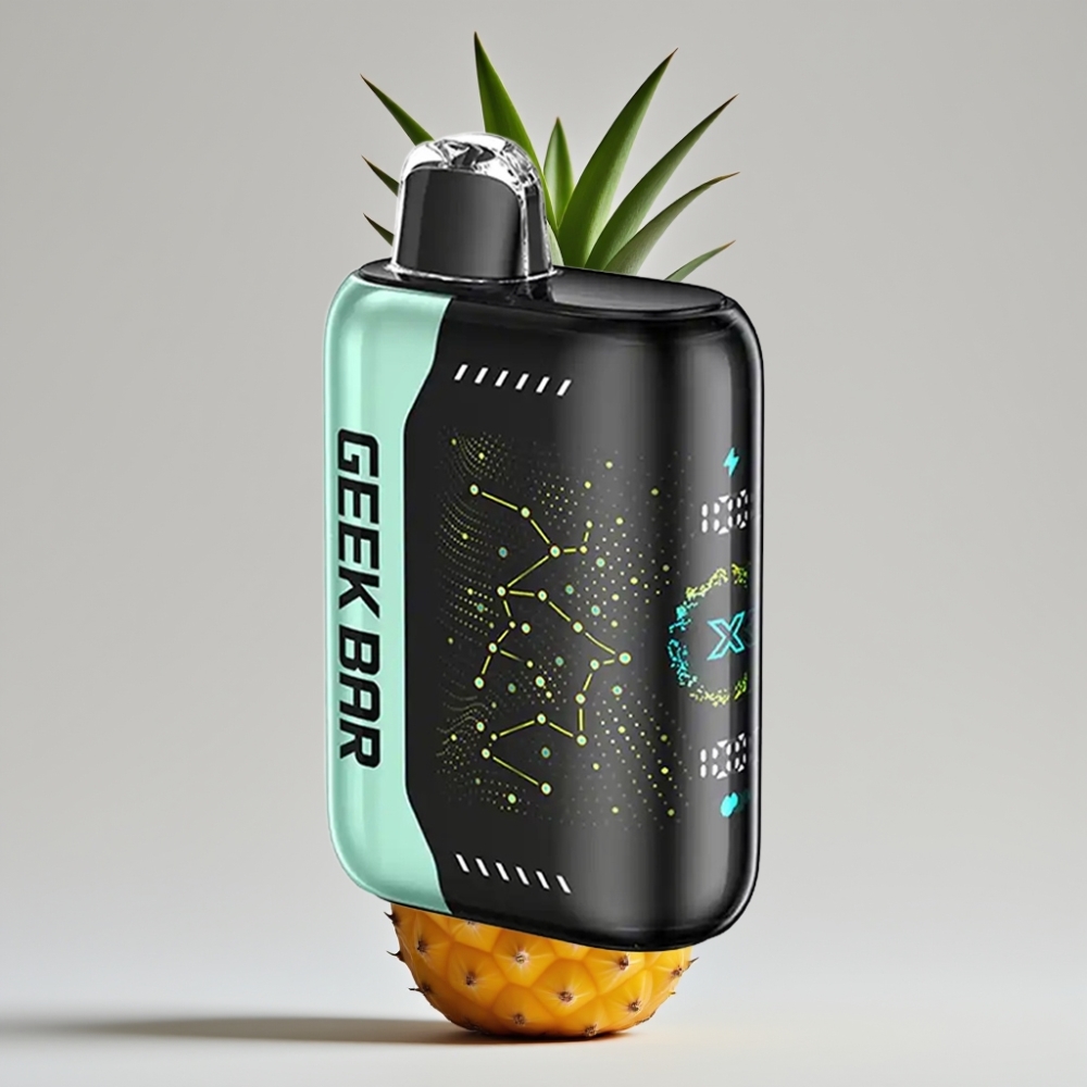 Geek Bar Pulse X 25000 نفخة - حتى 25000 نفخة، 18mL سائل، شاشة منحنية، شحن USB Type-C