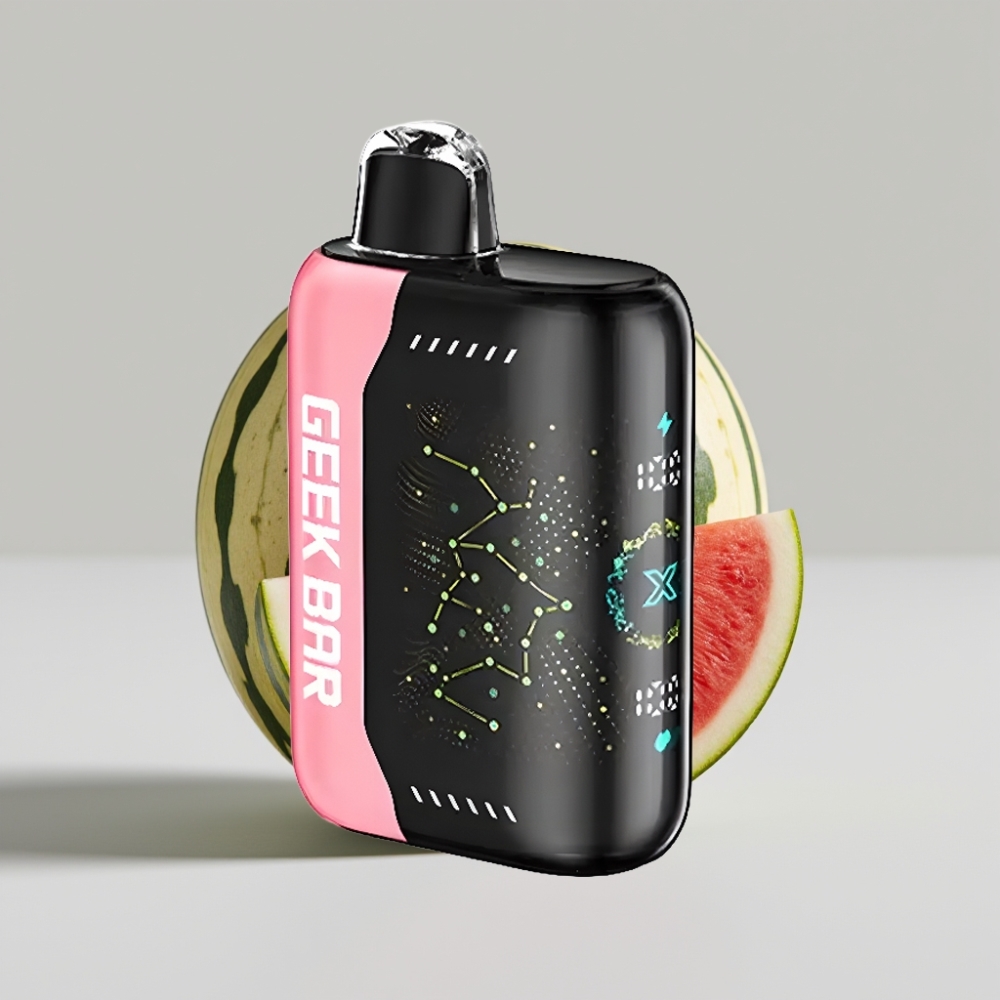 Geek Bar Pulse X 25000 نفخة - حتى 25000 نفخة، 18mL سائل، شاشة منحنية، شحن USB Type-C