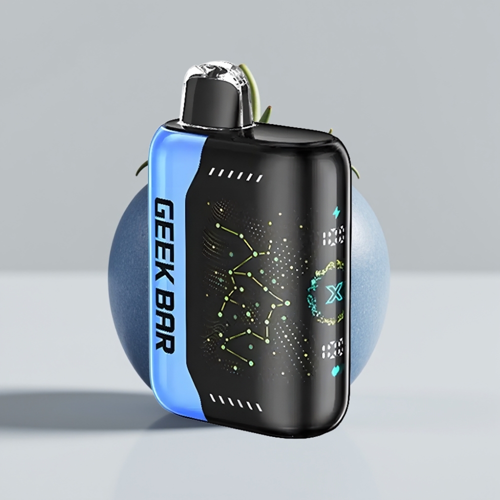 Geek Bar Pulse X 25000 نفخة - حتى 25000 نفخة، 18mL سائل، شاشة منحنية، شحن USB Type-C