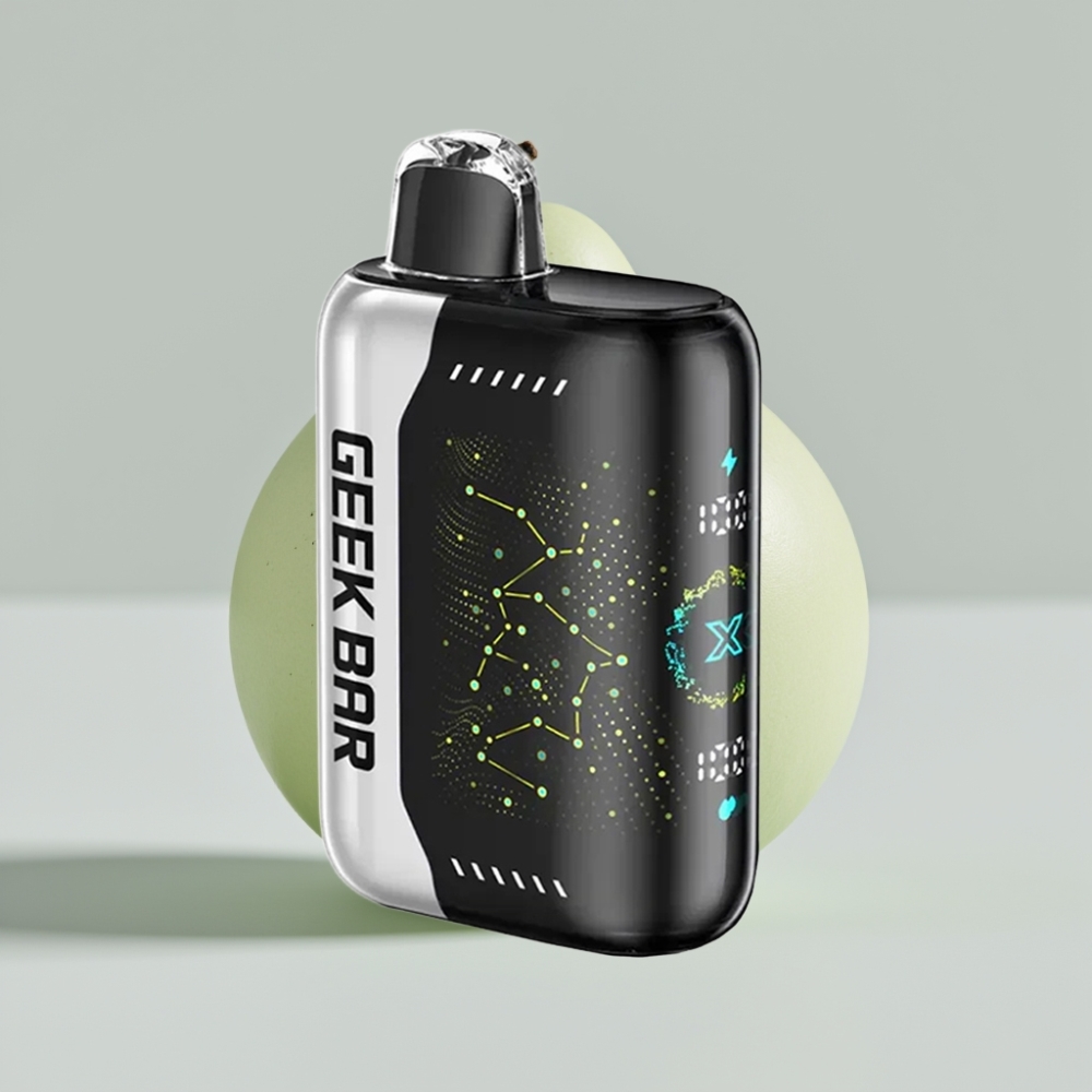 Geek Bar Pulse X 25000 نفخة - حتى 25000 نفخة، 18mL سائل، شاشة منحنية، شحن USB Type-C
