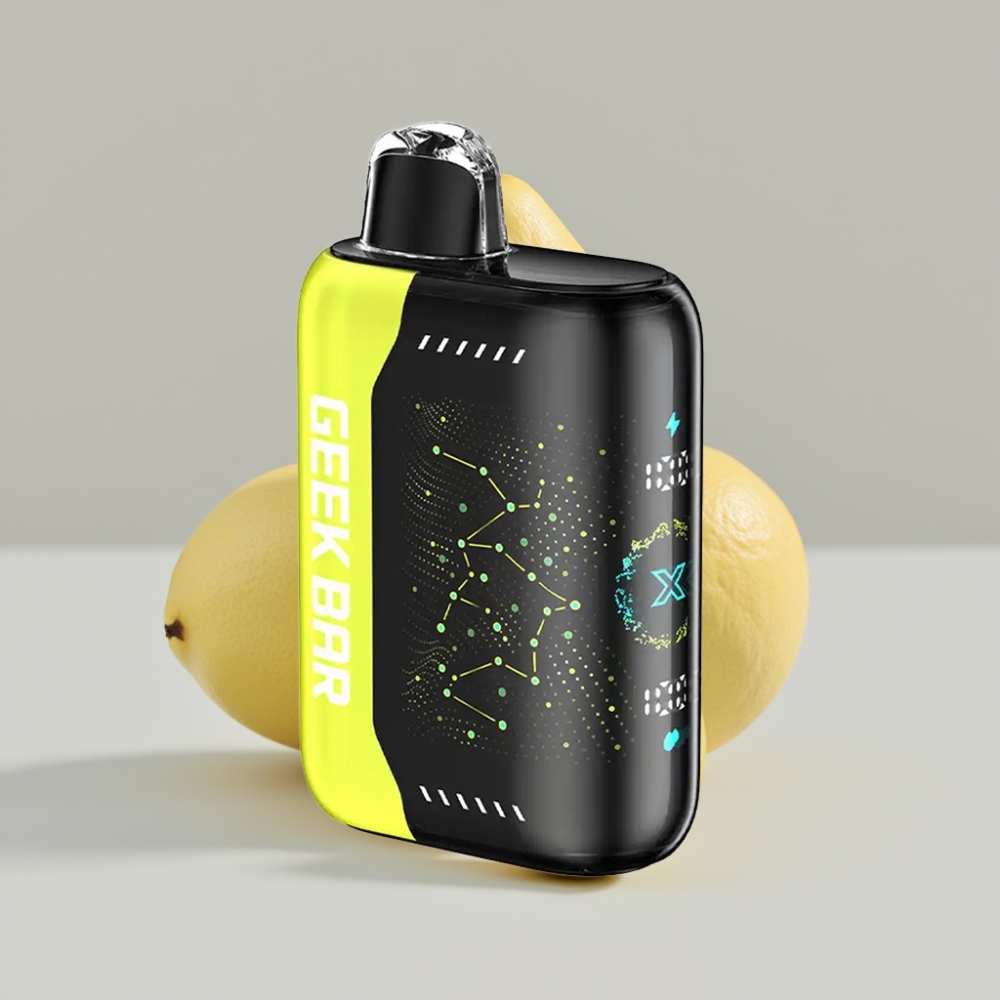 Geek Bar Pulse X 25000 نفخة - حتى 25000 نفخة، 18mL سائل، شاشة منحنية، شحن USB Type-C