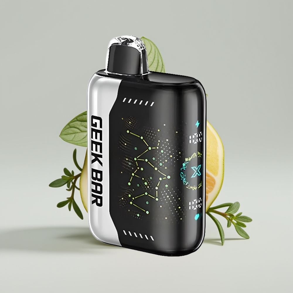 Geek Bar Pulse X 25000 نفخة - حتى 25000 نفخة، 18mL سائل، شاشة منحنية، شحن USB Type-C
