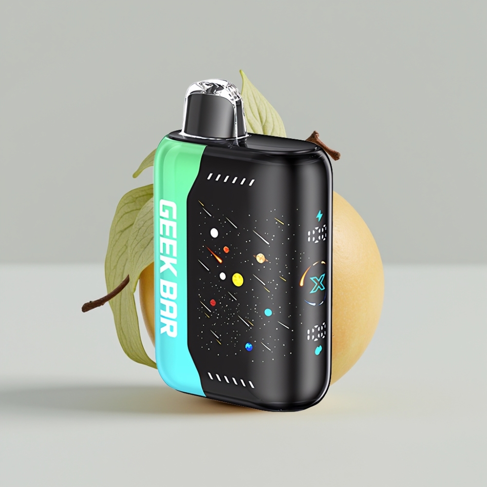 GEEK BAR Pulse X 42K Puffs Meteor Edition ATL نعناع - شاشة منحنية 3D، 820mAh شحن سريع، ملف مزدوج