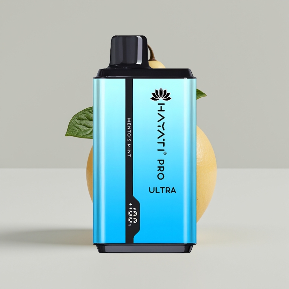 حياةي برو الترا Hayati Pro Ultra 15000 نفخة، سعة 24مل، 2% نيكوتين، نعناع منتو