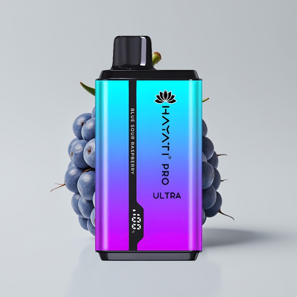 هاياتي برو الترا Hayati Pro Ultra 15000 نفخة - 850 مللي أمبير، 2×12 مل، 2%، توت أزرق حامض