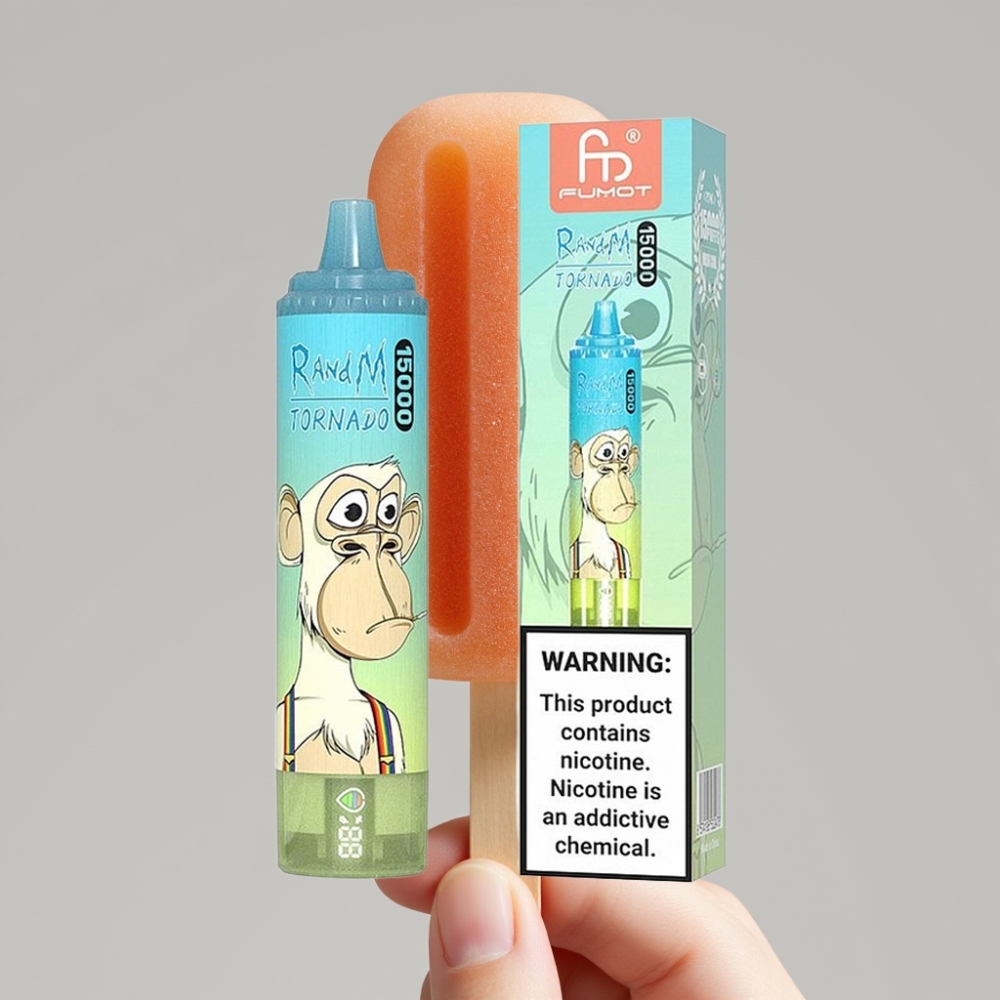 Fumot RandM Tornado 15000 Puffs - 25ml سعة، 850mAh بطارية، شاشة LCD