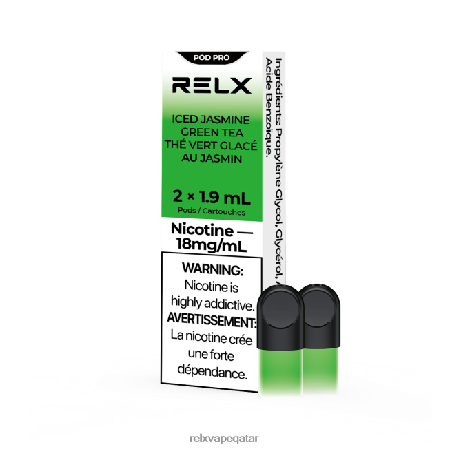 RELX بود برو - 2 بود BR4LRZ13 RELX pod سعر شاي أخضر بالياسمين مثلج
