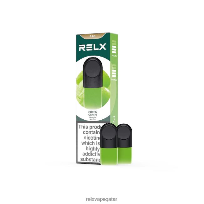 RELX بود برو - 2 بود BR4LRZ1 RELX vape qatar العنب الأخضر