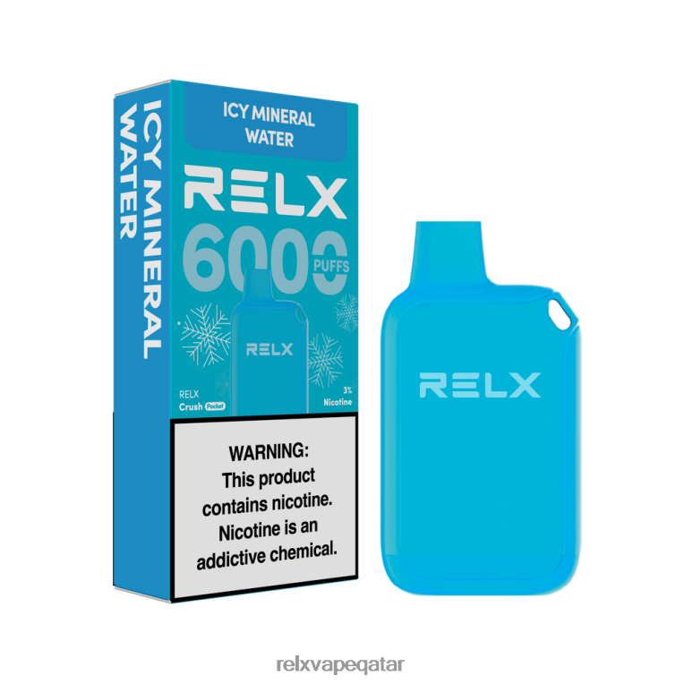 Relx Pod سعر ZZB0Z23 RELX Crush Pocket 6000 الجليدية المياه المعدنية الجليدية