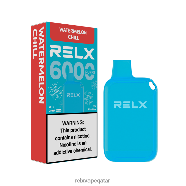 Relx Pod ZZB0Z24 RELX Crush Pocket 6000 الجليدية البرد البطيخ